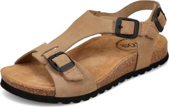 Taos Womens Mvp Sandal In Oat Suede