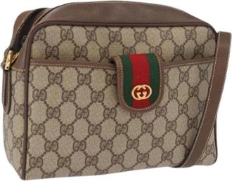 Gucci Pre-owned Cross Body Bags, female, Beige, Size: ONE SIZE Pre-owned Plastic Cross Body Bag