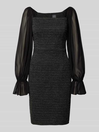 Adrianna Papell Cocktailkleid mit Karree-Ausschnitt in Black, Gr&ouml;&szlig;e 34