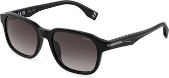 Police SPLU67 NERVE 1 Polarized 0700 Mens Sunglasses Size 55