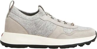Tod's Grey Logo Sneakers
