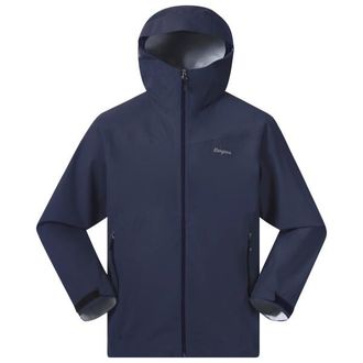 Bergans Essentials 2.5L Shell Jacket Regenjacke f&uuml;r Herren | blau
