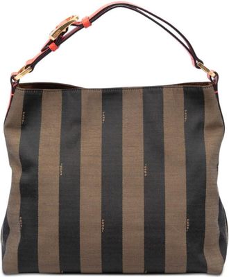 Fendi Pre-owned Fendi Pequin Canvas Shoulder Bag Ladies 8RI2CCCKZPXCVIR0