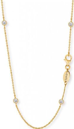 Engelsrufer Womens ERN-80-LILMOON-ZI-G Ladies Moonlight Necklace - Gold Sterling Silver - One Size