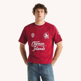 Nautica Mens Soccer Crewneck Performance T-Shirt