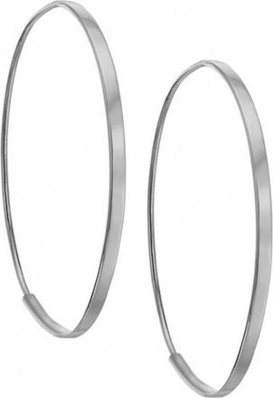 Lana Jewelry 14K Gold Small Flat Magic Hoops in White Gold at Nordstrom