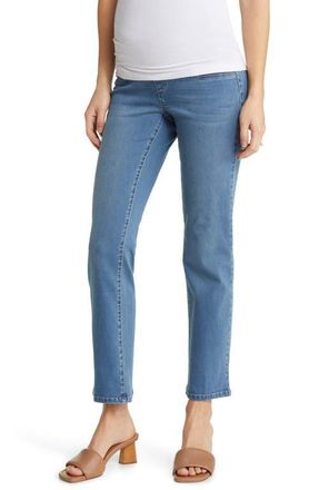 1822 Denim Better Butter Slim Straight Leg Maternity Jeans in Royce at Nordstrom, Size 26