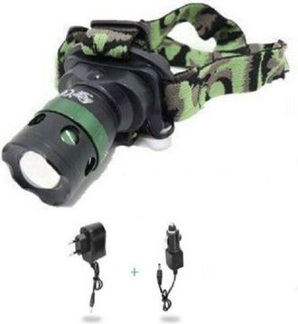 Trade Shop Trade Shop - Torcia Lampada Frontale Led Da Testa Ricaricabile Notturna Campeggi Pesca Q-s120