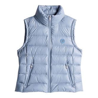 Tommy Hilfiger Shiny Down Vest with Hood - female - Tommy Hilfiger - Waistcoats - Blue - XS - Jackets