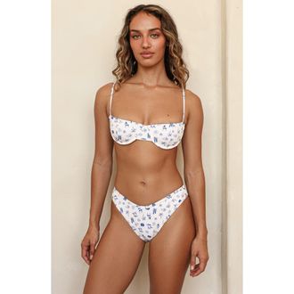 Dippin' Daisy's Swimwear Venice Cheeky Bikini Bottom in Locals Only at Nordstrom, Size X-Large