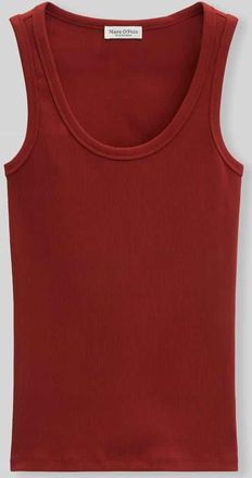Marc O'Polo Regular Fit Top aus Baumwoll-Mix in Bordeaux, Gr&ouml;&szlig;e XXL