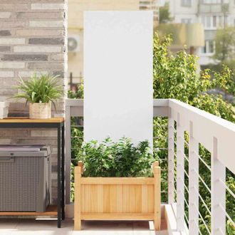 vidaXL Panel Decorativo De Jard&iacute;n Otro Blanco 50 X 140 Cm Vidaxl