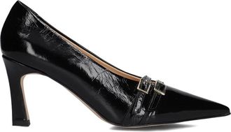 Notre-V Elegante zwarte hakken voor stijlvolle avonden - Dames - Pumps - Zwart - 37 EU - Wol - Schoenen
