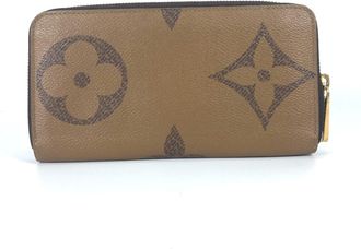 Louis Vuitton Brown Monogram Reverse Long Wallet (Bi-Fold) (Pre-Owned)