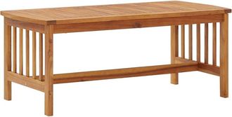 vidaXL Coffee Table 40.2x19.7x16.9 Solid Acacia Wood, 310255