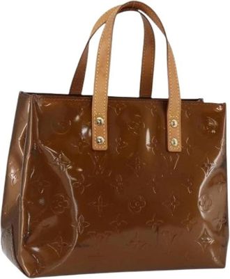 Louis Vuitton Pre-owned Vintage Handtas - Dames - Vintage Handtas - Bruin - ONE Size - Leer - Vintage
