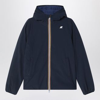 K-Way Reversible Jack Jacket In Blue/Cobalt Blue