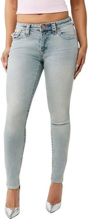 True Religion Jennie Skinny Jeans in Playmaker Faded Indigo at Nordstrom, Size 25