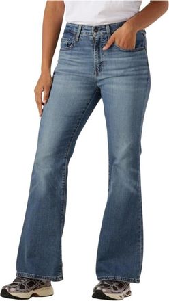 Levi's Dames, Jeans, Blauw, Maat: W25 L32 Katoen