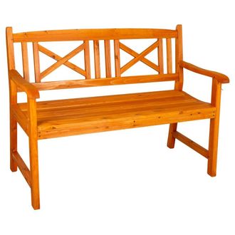 Wanderlust Deco Wanderlust Deco - Banco De Madera Naranja 120x60x90