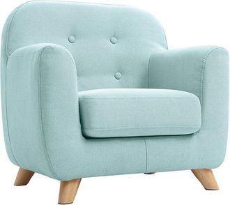 Miliboo Poltrona scandinava per bambino verde acqua norkid