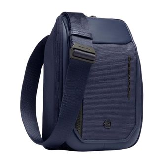 Piquadro iPad mini Bag - male - Piquadro - Cross Body Messenger - Blue - ONE SIZE - Bags