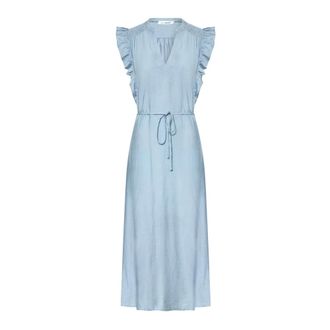 Co'Couture Jurk - Dames - Casual kleedjes - Blauw - M - Kleedjes