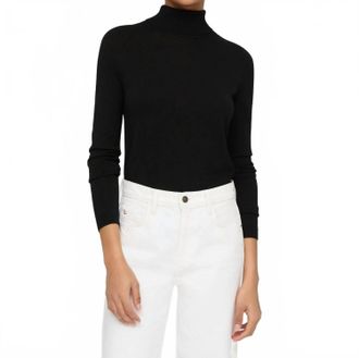 Lafayette 148 New York Raglan Sleeve Turtleneck Sweater In Ink