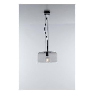 Netlighting Gibus Glass Dome Ceiling Pendant Grey E27
