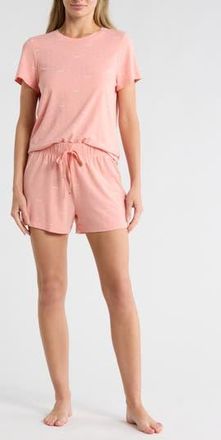 Calvin Klein Soft Slumber Pajamas in Solid Coral at Nordstrom Rack, Size X-Large