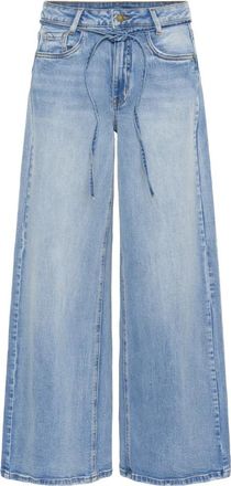 MY ESSENTIAL WARDROBE Wijde Pijp Lichtblauwe Retro Wassing Jeans - Dames - Loose Fit Jeans - Blauw - W30 L34 - Jeans