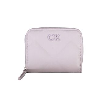 Calvin Klein Womens Quilted Ziparound Wallet Lilac - One Size