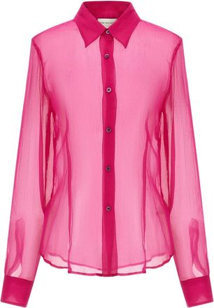 Dries Van Noten Fuchsia Regular Solid Shirt