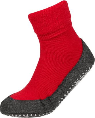 Falke Socken mit elastischem Rippenbündchen Modell COSYSHOES in Rot, Größe 43/44