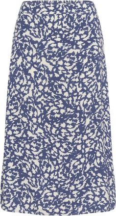 Part Two Grafische Print Rok Oceana Stijl - Dames - Midirokken - Veelkleurig - 2XL - Rokken