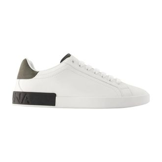 Dolce & Gabbana Portofino Custom Sneakers - - Shoes - Uomo - Bianco - 42 EU
