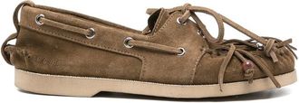 Golden Goose Boat Mocassin Suede Upper With Accessories
