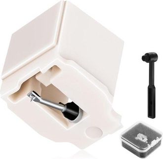 OEM Aguja De Repuesto Para Tocadiscos Atn3600l Con Cepillo, Aguja De Diamante Para Audio Technica At-lp60x/at3600l/at-lp2d, Incluye Cepillo