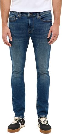Mustang Slim-fit-Jeans MUSTANG Herren Style Vegas Slim, Herren, Gr. 32, L&auml;nge 32, 683 mittelblau, Denim/Jeans, 98% Baumwolle, 2% Elasthan, slim fit, Jeans Sli