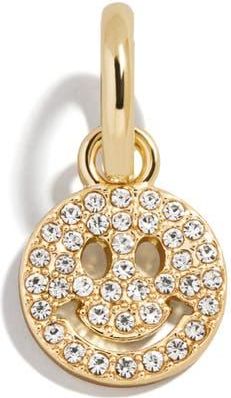 BaubleBar Single Charm in Clear/smiley at Nordstrom