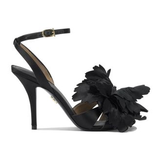 Ferragamo Dames, Schoenen, Zwart, Maat: 37 EU Zijde