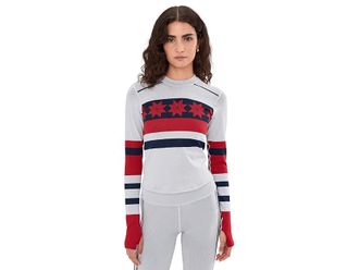 Free People Movement Myoko Jacquard Layer Womens Clothing Ivory Retro Sport : XS (Womens 0-2), Cotton