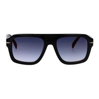 Eyewear by David Beckham Sunglasses, male, Black, Size: 54 MM DB 7127/S Sunglasses