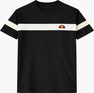Ellesse Mens Ellesse Caserio T-Shirt Black/White/Off White - Size: 44