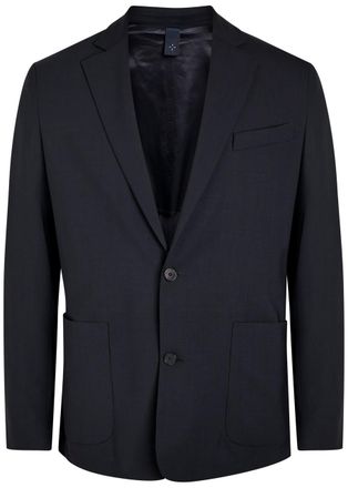 L'Estrange The Tropical Wool Blazer - Navy - Xxl