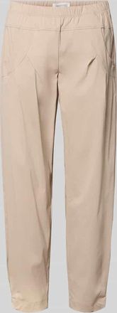 Stehmann Hose mit elastischem Bund Modell Rachell in Taupe, Gr&ouml;&szlig;e 38