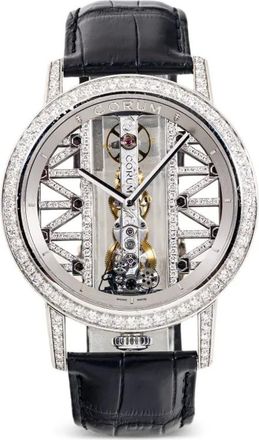 Corum Golden Bridge 43mm Pre-owned - Argento