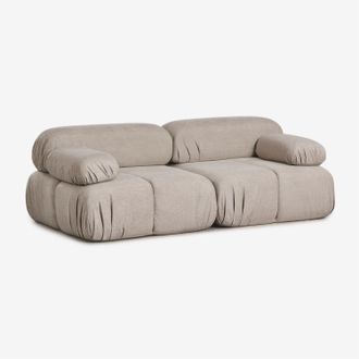 Sklum Sof&aacute; Modular De 2 Piezas En Boucl&eacute; Envasado Al Vac&iacute;o Kendall Sklum