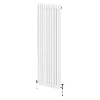 MonsterShop Traditional 3 Column Radiator - 1800 x 472mm - White