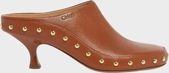 Chlo&eacute; 55mm Junie Leather Mules